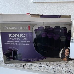 Remington Ionic Protective Hot Rollers Set - Purple and Black